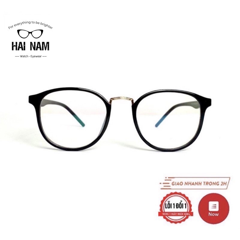 Gọng kính cận tròn dẻo mã 209 (Có lắp mắt cận viễn loạn)