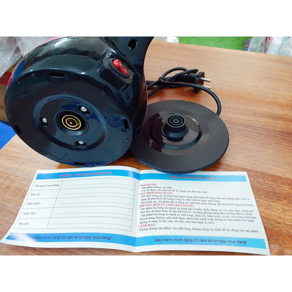 Ấm siêu tốc cỡ lớn LioLux Thành Lợi, 2.0L, 1.800W