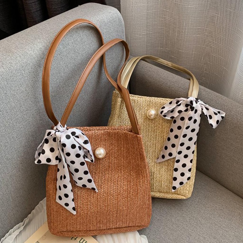 Túi Xách Đan Lát Phong Cách Bohemian Dành Cho Nữ