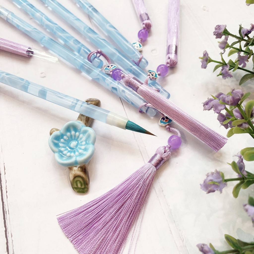 Cọ Vẽ Bút lông Thư Pháp Thanh Ngọc Án - Bút Ý Hiên