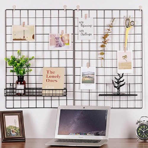 (Chọn Màu) 2 Khung Hình Lưới Sắt Nghệ Thuật Trang Trí Decor Nhà Phòng Ngủ Siêu Xinh Picture Frame