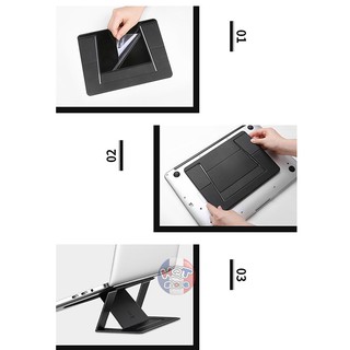 Giá đỡ siêu mỏng cho laptop macbok Usams Leather Foldable Holder