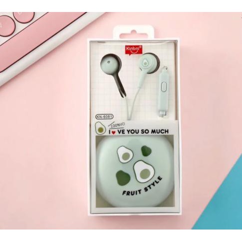 tai nghe hoa quả hộp tròn xy-10 xy-01 tai nghe túi rút cute kn-6081 tai nghe dễ thương