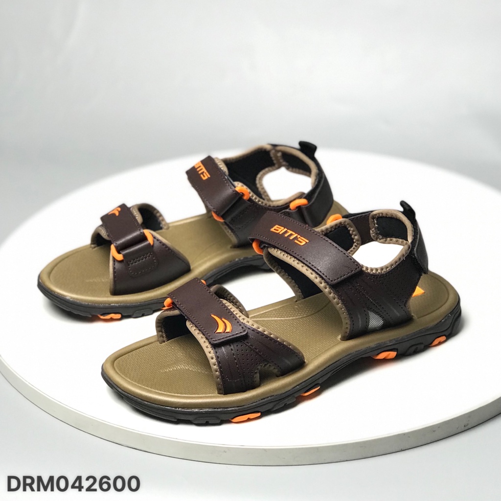 Sandal nam BlTIS ❤️FREESHIP❤️ Dép quai hậu học sinh quai dán điều chỉnh đế cao su chống trượt DRM042600