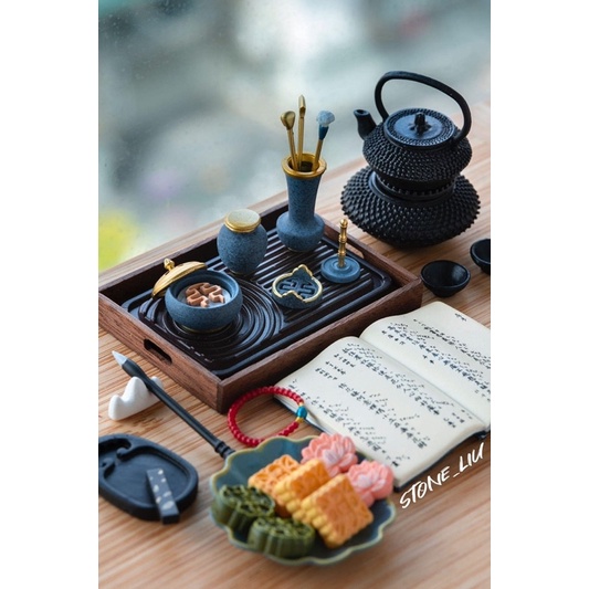 Bộ Mô hình Jykys 10 set bánh truyền thống, bánh trung thu mới tinh chính hãng