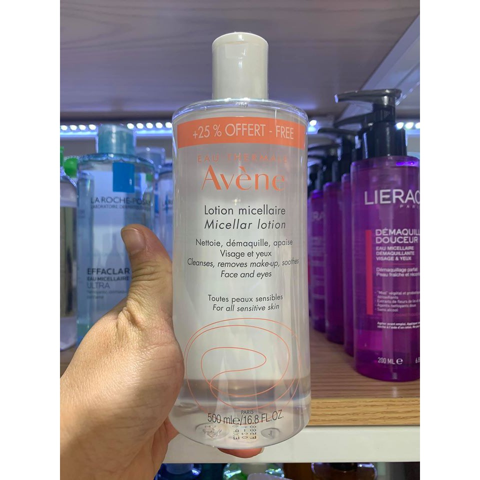 TẨY TRANG AVÈNE MICELLAR LOTION 500ML CHÍNH HÃNG - 4840