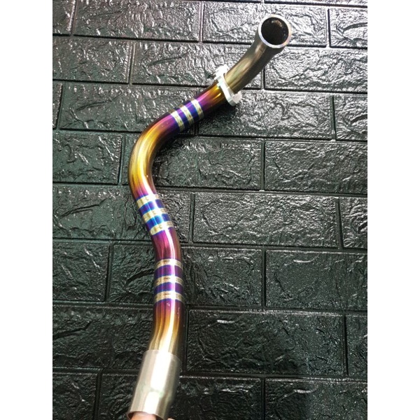 Cổ pô EXCITER 150 MX KING cổ titan gắn pô zin.