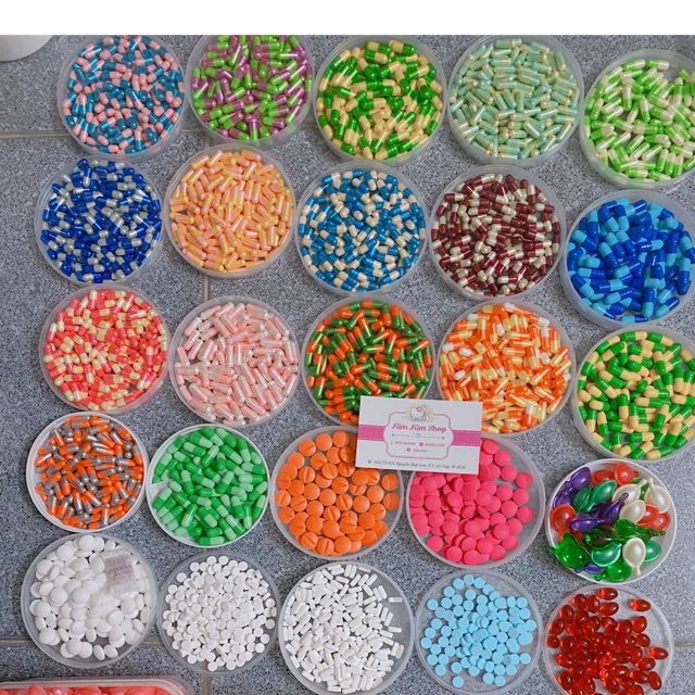 Sỉ và lẻ 17 loại viên nhộng kích tẩy