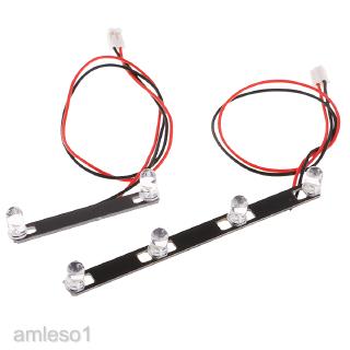 1:12 RC Model Car DIY Parts – Front & Roof LED Light Bar Lamp for FY-03