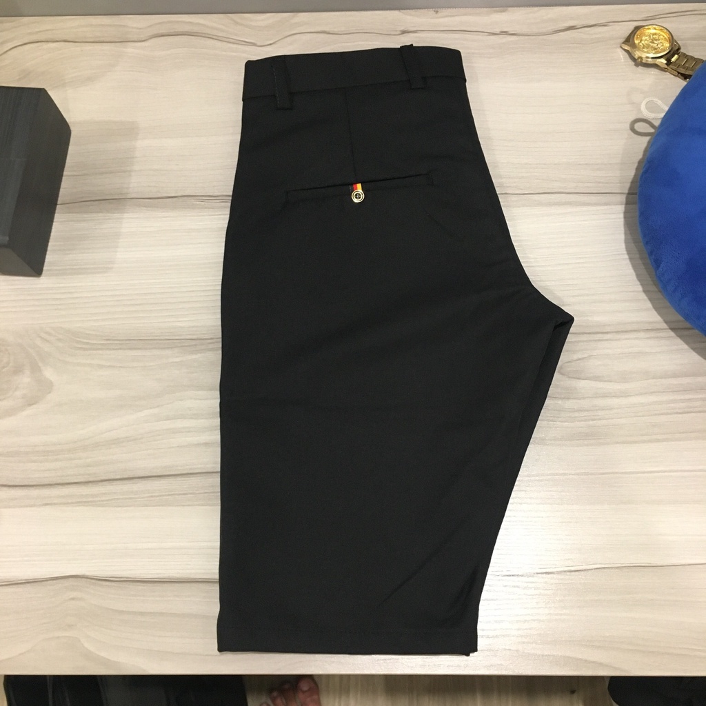 Quần sọt nam, Quần ngắn tây âu nam HANBOACOCK Vải Mềm, Vải Mịn, Không Nhăn Không Xù Không Phai Màu