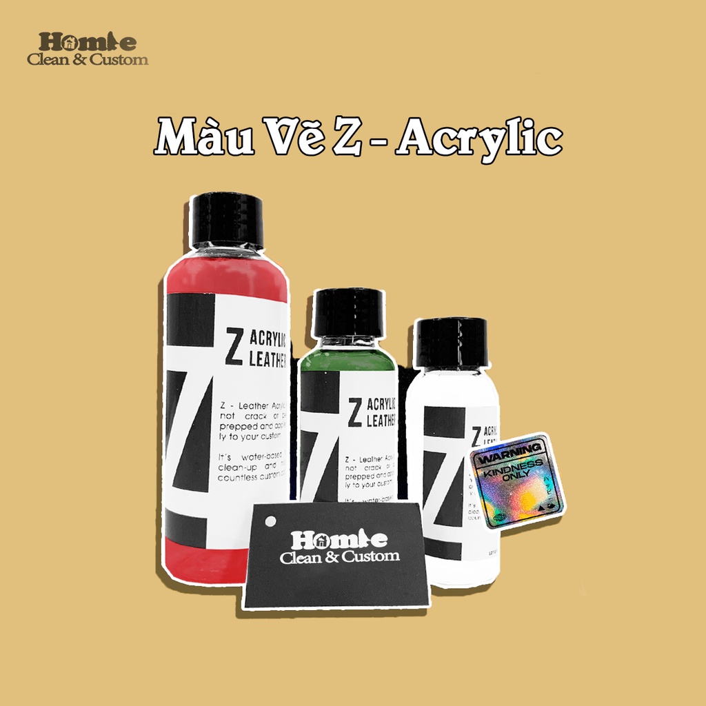 Màu Custom Z - Acrylic Leather Paint ( Sơn Custom )