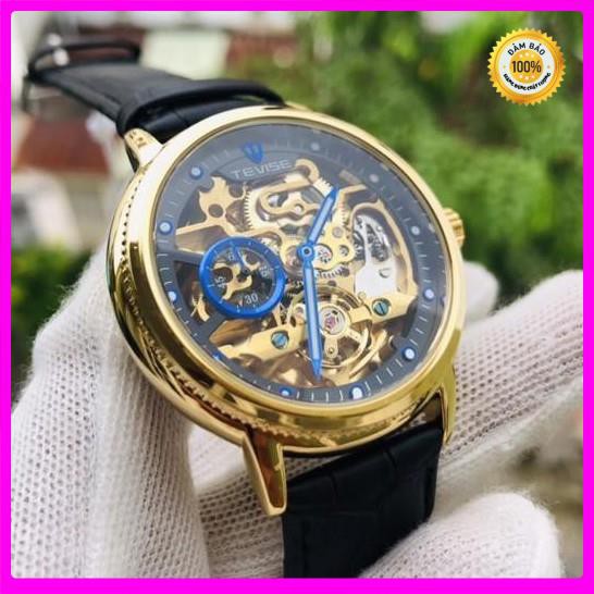 ĐỒNG HỒ CƠ LỘ MÁY NAM TEVISE DÂY DA CAO CẤP CHÍNH HÃNG ( Đồng Hồ Cơ Cao Cấp ) | BigBuy360 - bigbuy360.vn