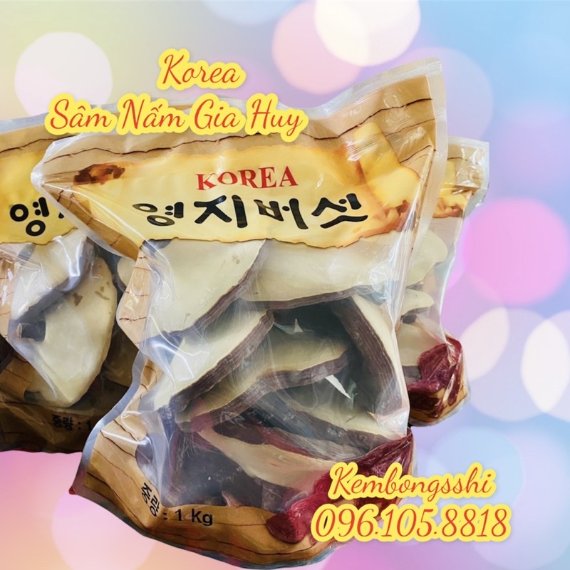 Nấm Linh Chi BAO TỬ THƯỢNG HẠNG Túi 1KG Hàn Quốc