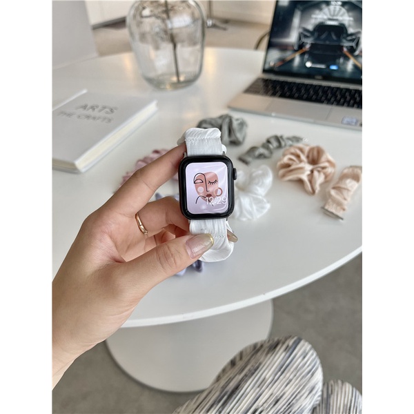 Dây đeo đồng hồ dạng vòng tay thích hợp cho Apple Watch dòng 7 6 SE 5 4 3 2 1 45mm