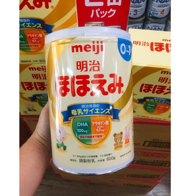 Sữa MEIJI nội địa Nhật 800gr date 2022