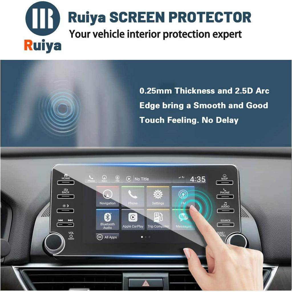 Miếng dán màn hình Honda Accord độ trong suốt cao không ảnh hưởng đến cảm ứng chống va đập trầy xước hiệu quả