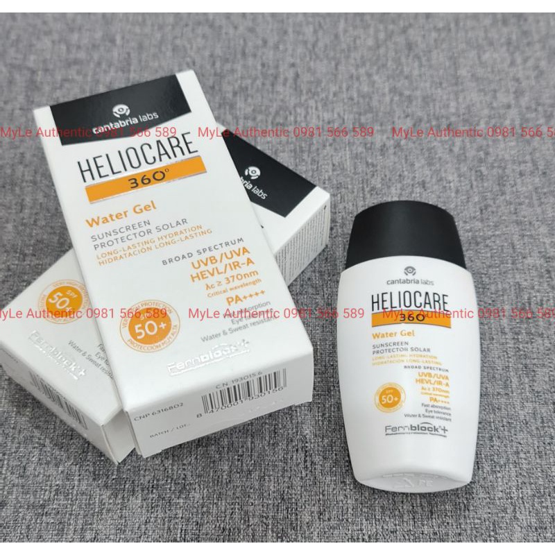 Kem chống nắng Heliocare water gel spf50+