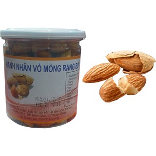 250g hạt hạnh nhân mỹ vỏ mỏng rang bơ loại 1