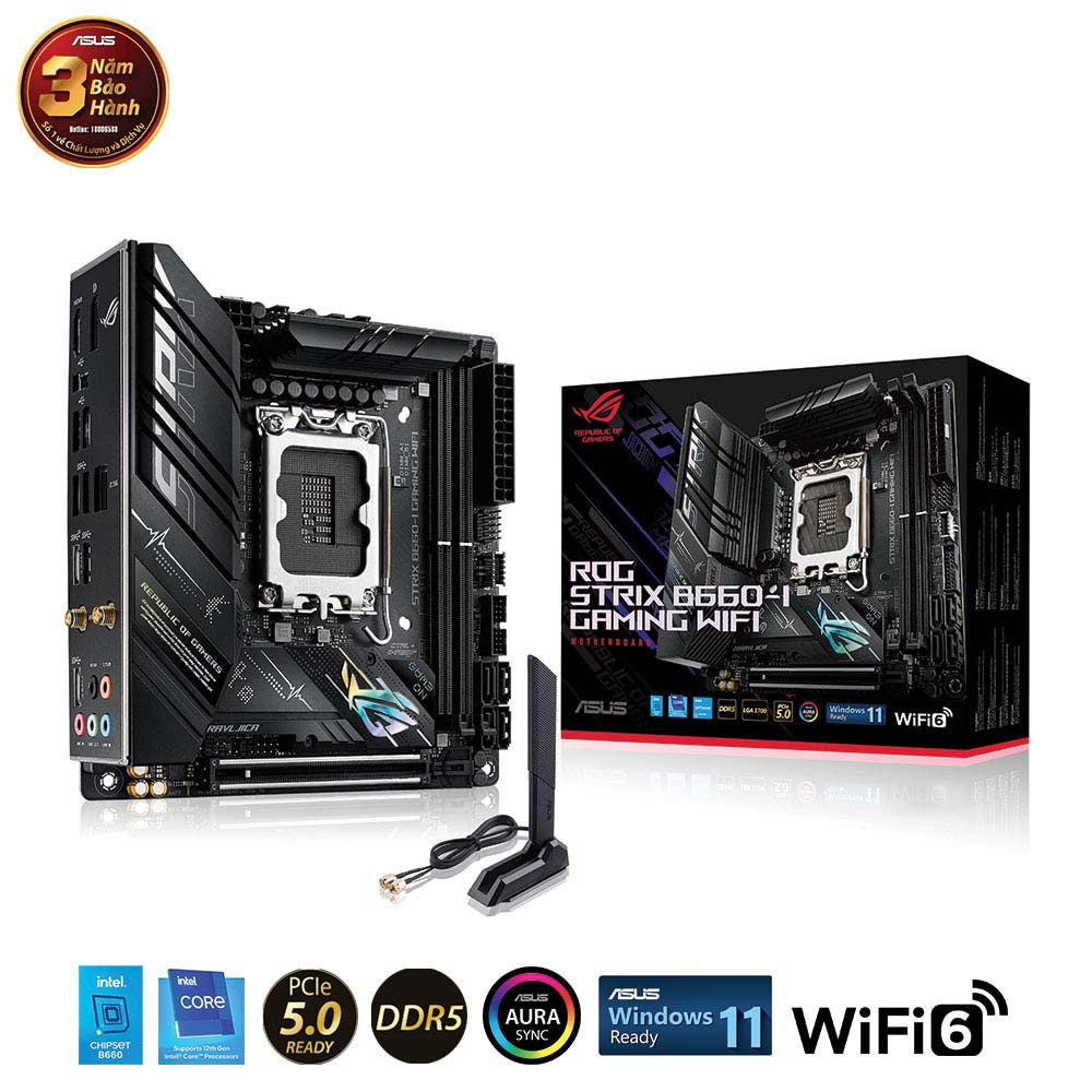 Bo mạch chủ Mainboard ASUS ROG STRIX B660-I GAMING WIFI