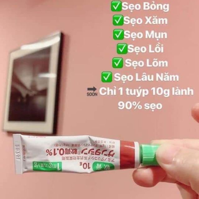 Kem sẹo nhật gentacin 10gram