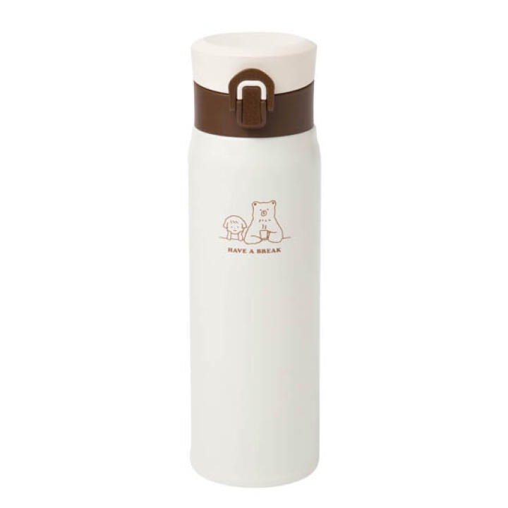 Bình Uống Nước Tumbler ARTBOX Hàn Quốc Màu Trắng Ngà