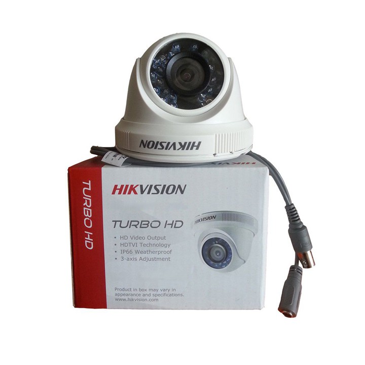 Camera HD-TVI Dome Hồng Ngoại 1.0 Megapixel HIKVISION DS-2CE56C0T-IRP - Hàng Chính Hãng