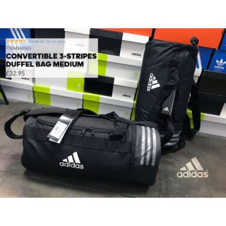Túi thể thao [ HÀNG XUẤT XỊN ] Túi Thể Thao Convertible 3-Stripes Duffel Bag - Chất vải CHỐNG NƯỚC cực tốt