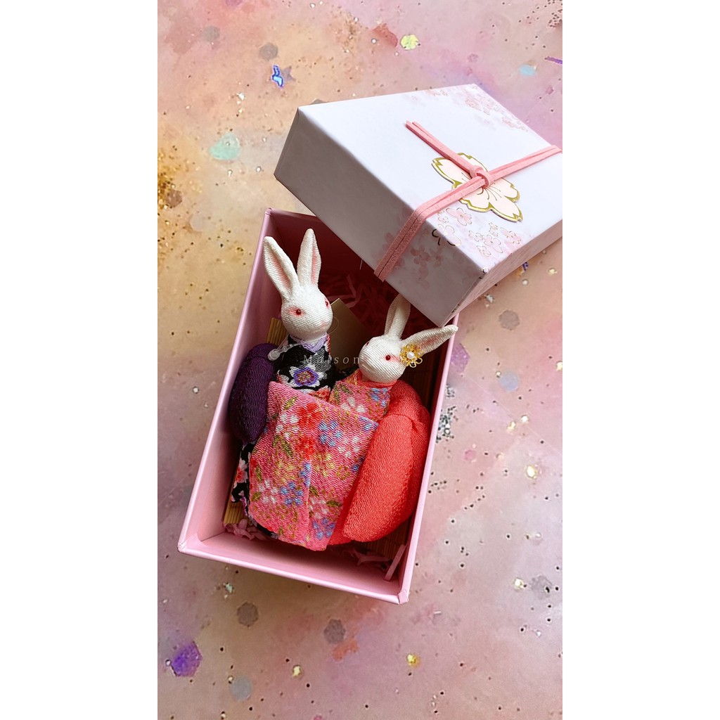 Búp Bê Thỏ Made In Kyoto, Japan - Maison Meng BBT002