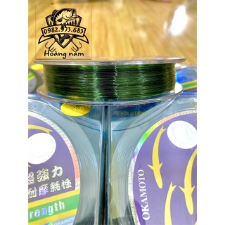 Cước câu cá okamoto 4 con cá 250m đủ size -