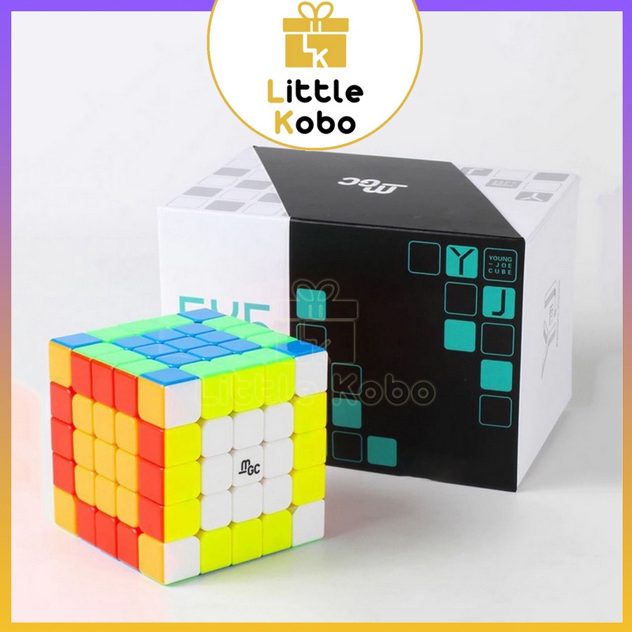 Rubik 5x5 YJ MGC 5x5 Có Nam Châm Stickerless Rubic Không Viền 5 Tầng Đồ Chơi Trí Tuệ