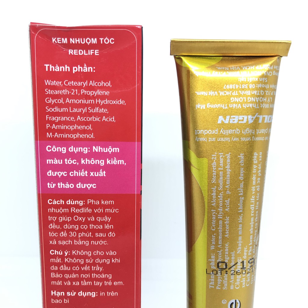 Thuốc nhuộm tóc xanh dương collagen