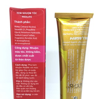 Thuốc nhuộm tóc RedLife thời trang