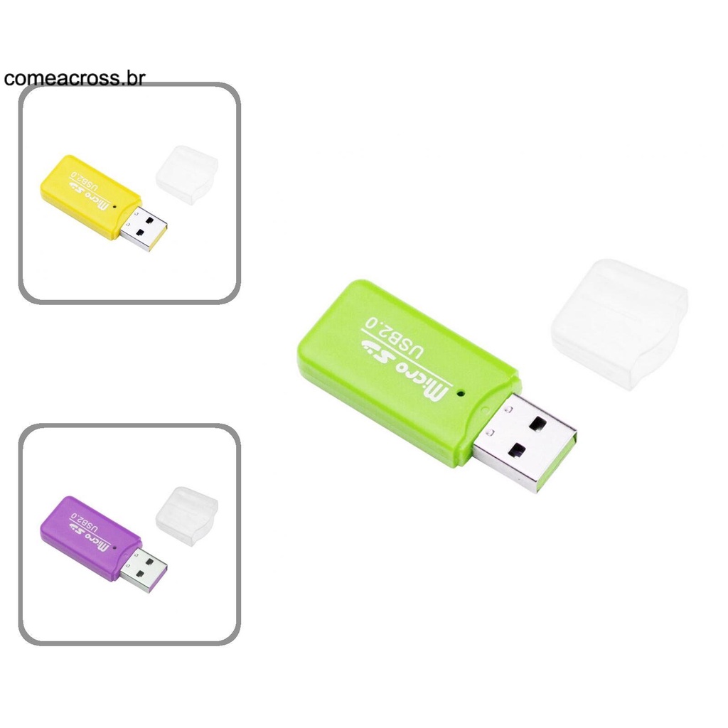 Đầu Đọc Thẻ Nhớ Mini USB 2.0 TF Micro SD Dành Cho Máy Tính / Laptop