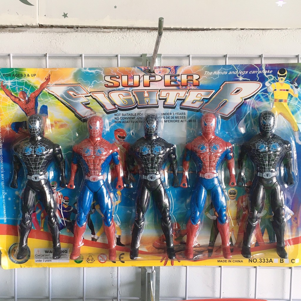 Vĩ đồ chơi 5 nhân vật siêu anh hùng