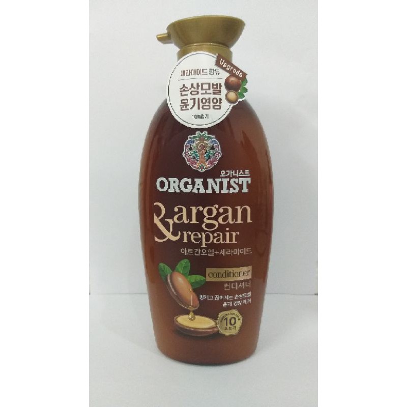 Kem xả Organist Tinh dầu Morocco Argan 500ml- Dành cho tóc hư tổn