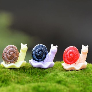 Con ốc sên vui vẻ trang trí tiểu cảnh mini