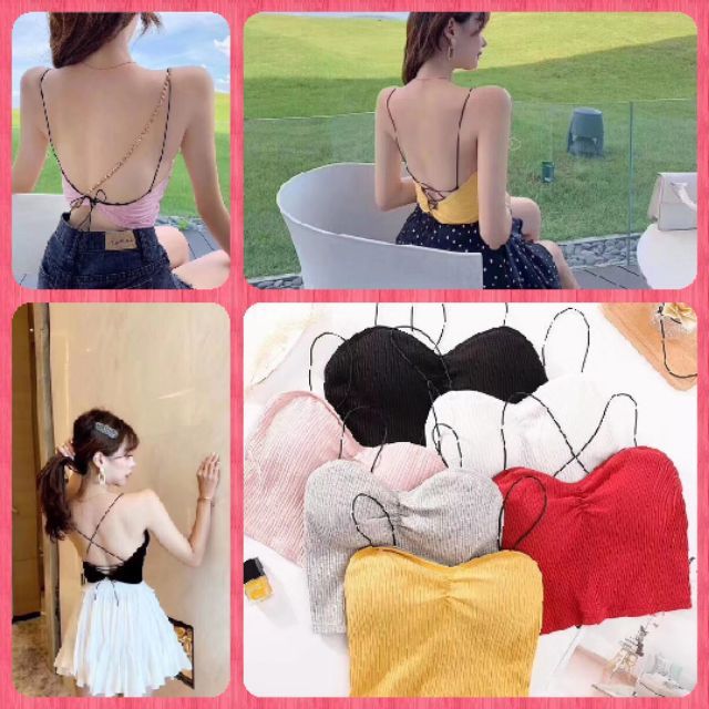 Áo Bra Gân Quai Mảnh Siêu Xinh 1969