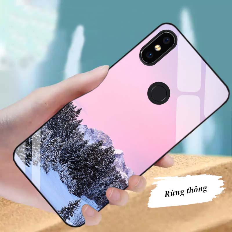 Ốp Lưng XIAOMI Mi 8, Mi 8se, Mi 8 Lite Mặt kính cường lực Cao Cấp, Sang Trọng thiết kế Độc Quyền