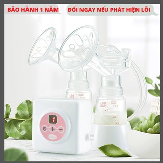 Máy hút sữa điện đôi unimom, máy vắt sữa điện đôi unimom  Premium Allegro UNIMOM UM872002 [tặng áo hút sữa]