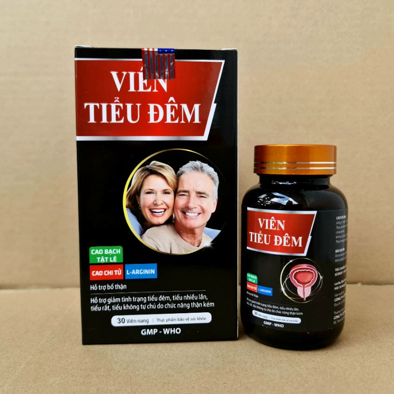 VIÊN TIỂU ĐÊM tăng cường chức năng thận, giảm tình trạng tiểu đêm – Hộp 30 viên nang mềm