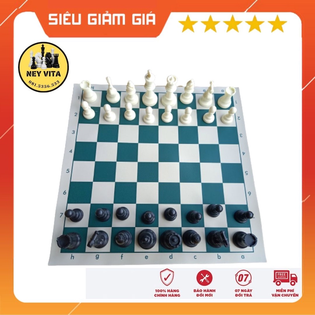 (Rẻ vô địch) Bộ cờ vua thi đấu tiêu chuẩn quốc tế (Size lớn)