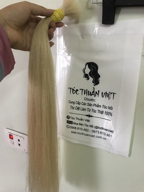Tóc tẩy trắng 50cm