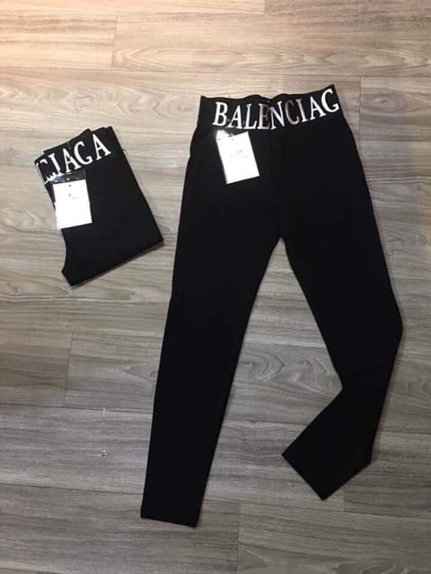 Quần Legging Cạp Cao Balenciace