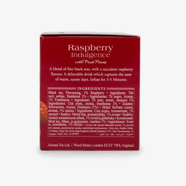 Trà Mâm xôi/ Phúc Bồn Tử Ahmad 40g (túi lọc có bao thiếc - 20 túi/hộp) - Ahmad Raspberry Indulgence Tea