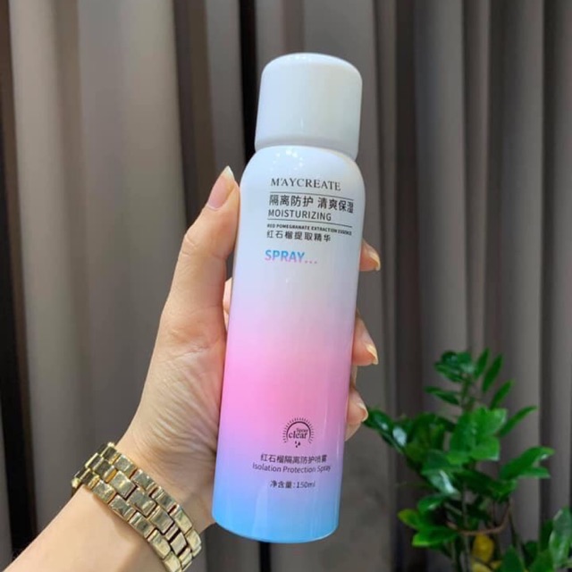 XỊT CHỐNG NẮNG LÊN TONE MAYCREATE