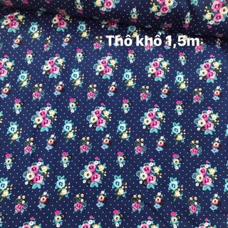 Vải thô hoa nhí Ghggh