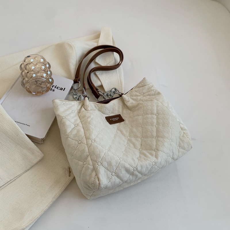 Túi Xách Một Bên Vai Sức Chứa Lớn Màu Trơn Thời Trang Đơn Giản