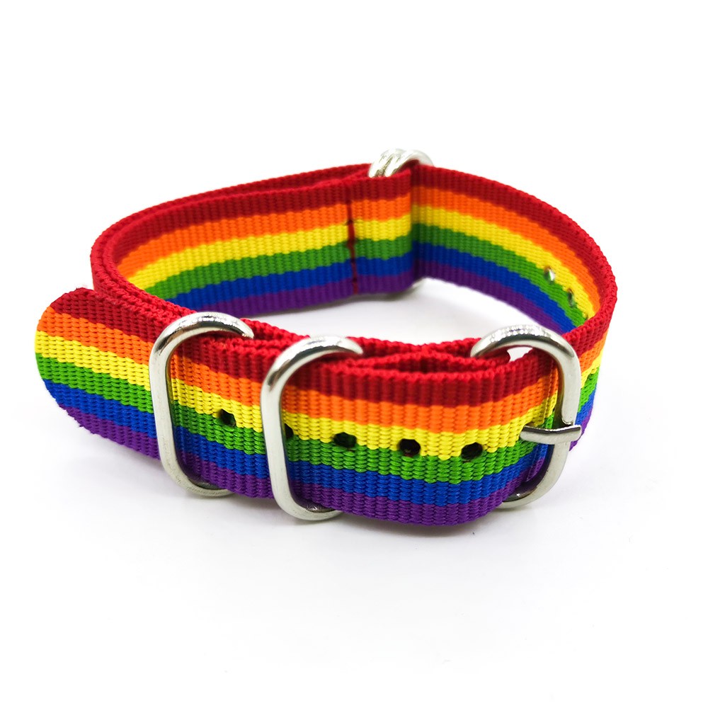 Dây Đeo Đồng Hồ Bằng Nilon Chống Thấm Nước 18mm 20mm 22mm 24mm Phong Cách Quân Đội