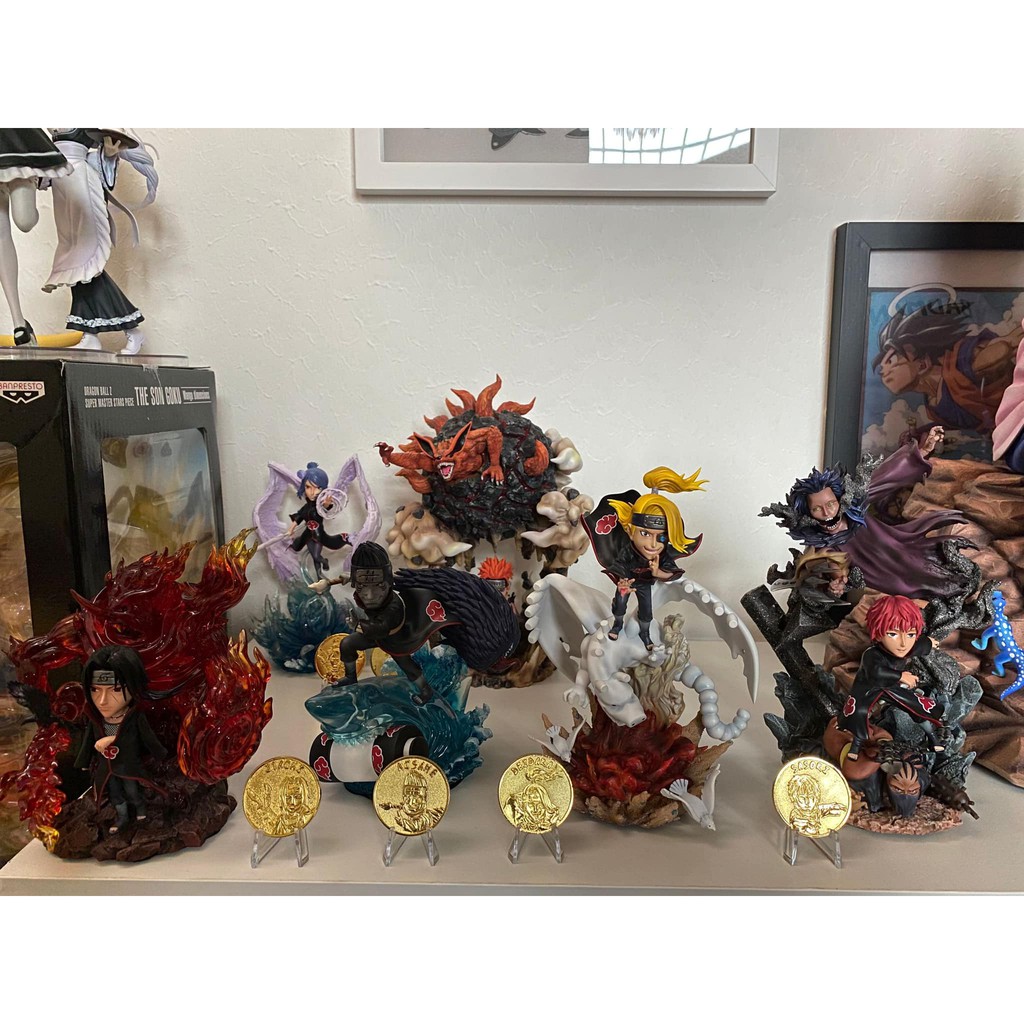 Mô hình Naruto Resin chính hãng - WCF Akatsuki Pain & Konan & Sasori & Deidara - ST Studio