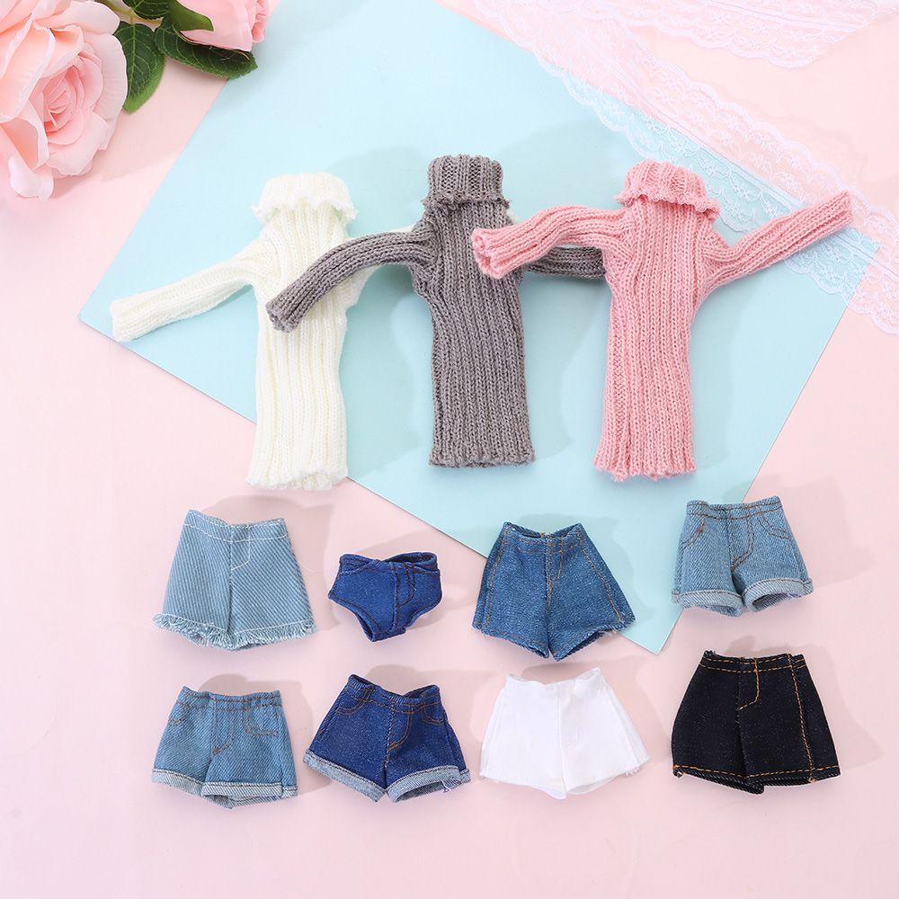 Áo Sweater Dệt Kim Mini Nhiều Màu Sắc Cho Búp Bê